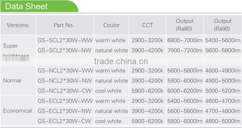 2*30W LED downlight ceiling light