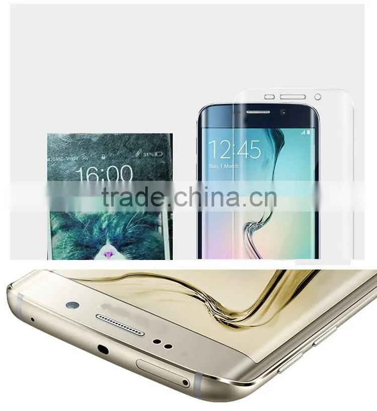 Full Cover Anti Shock for samsung s6 edge plus protector,glass screen protector for samsung s6 edge plus