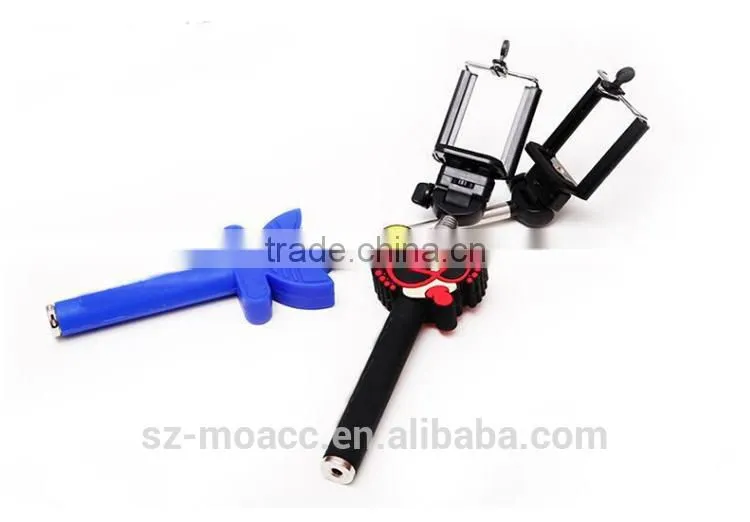 2015 new gift Portable Handheld cartoon monopod