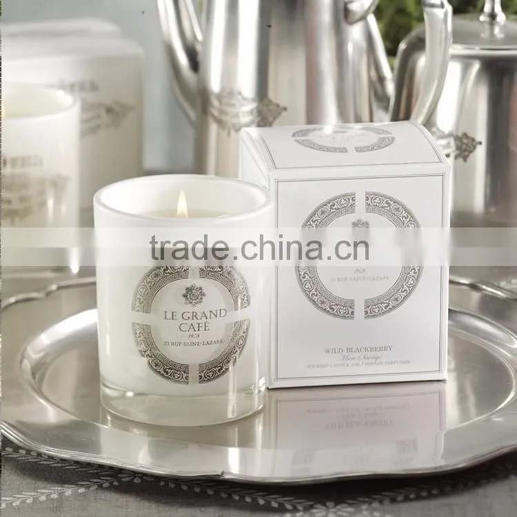 Electroplating silver scented candle/perfumer candle/aroma candle