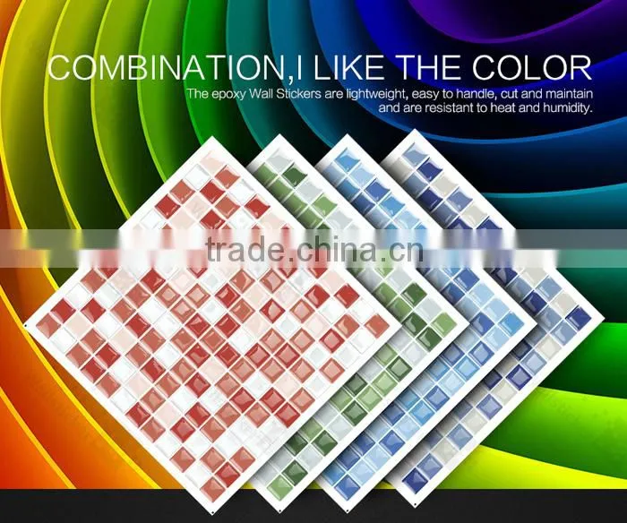 Yashi mosaic pattern decorative tile sticker