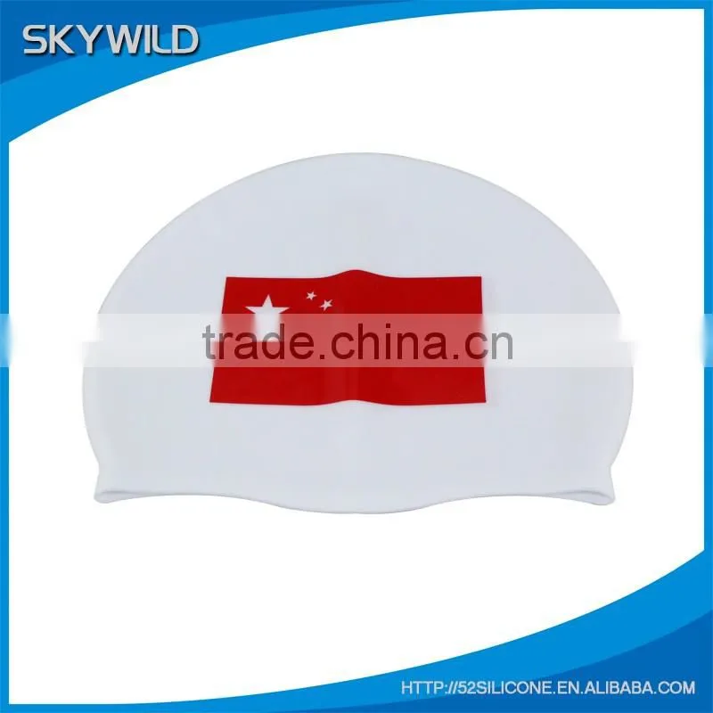 HOT fashion soft swim cap silicone swim cap for promotional