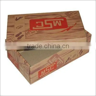 foldable paper shoe packaging