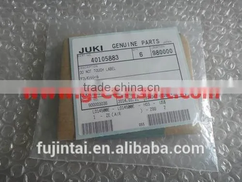 SMT machine Parts JUKI DO NOT TOUCH LABEL 40105883