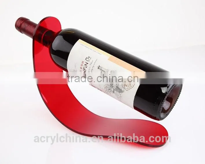 2015 customized Acrylic Wine Rack Wine Shelf,bar supplies