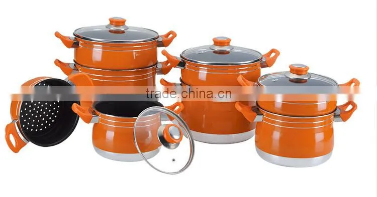 12pc ALUMINUM COUSCOUS POT SET (WNCM002)
