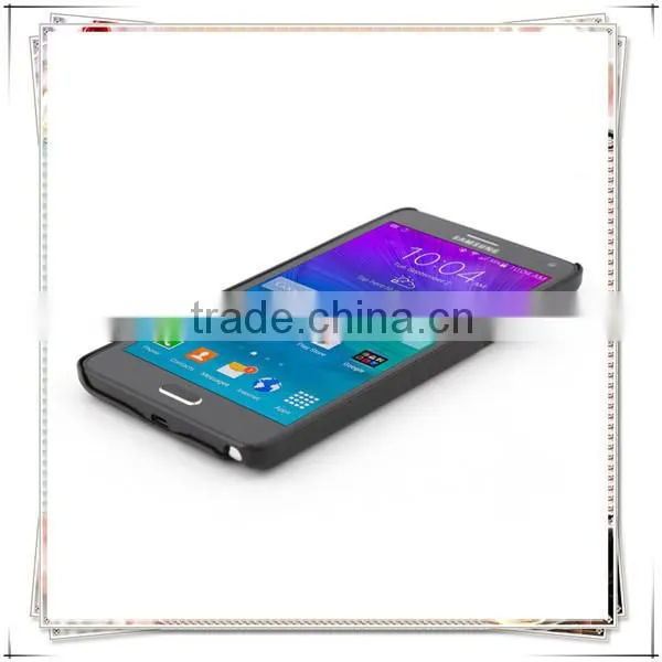 Back PC Cover With PU Leather For Samsung Galaxy Note 4 ,Leather Cover For Samsung Galaxy Note 4