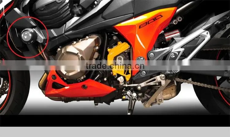 BJ-FS-UN001 Manafacture Universal CNC Aluminum Motorcycle Protect Muffler Frame Slider for Honda CBR600RR