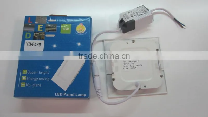 China hot product 4W and round Recessed LED panel light