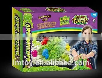 Magic 500G weigh Castle Series Space Motion Sand , motion sand with 10 modeling mold and 1 table