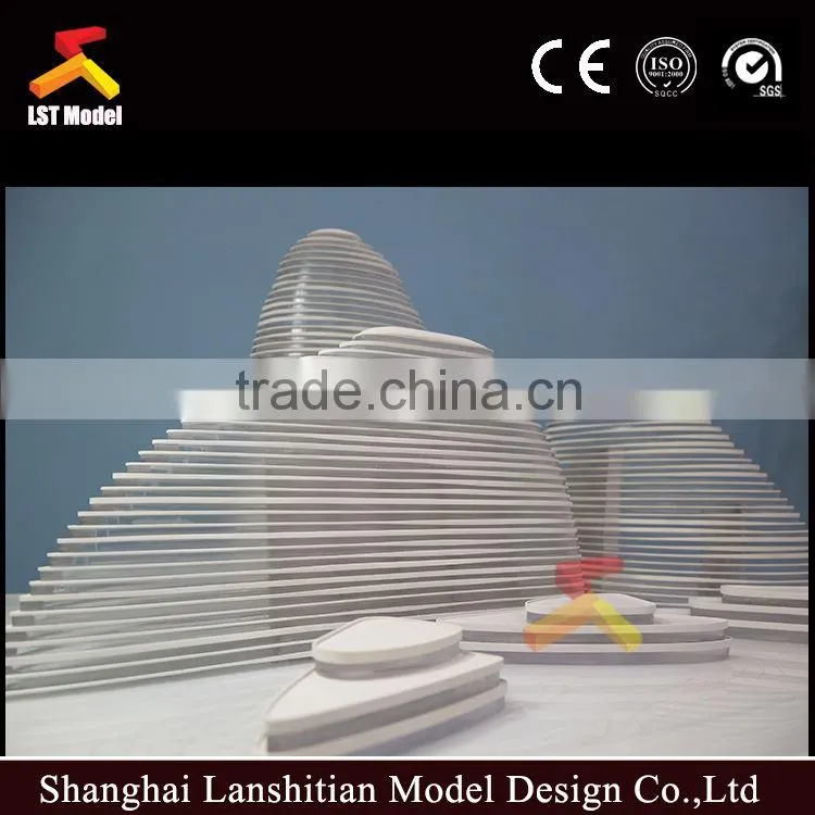 Architectural Scale Model Making,Church and Hall Model Made by ABS Plastic