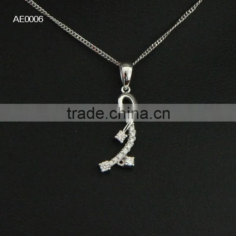 Yujinfu Fashion Jewelry Necklace pendant 2016 Jewelry Charm with micro pave zircon