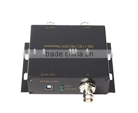 High Quality 2 Way SD/3G/HD SDI Video Splitter 1x2