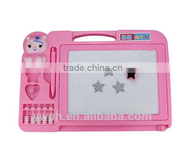 2015 now style kids plastic magic drawing board with abacus