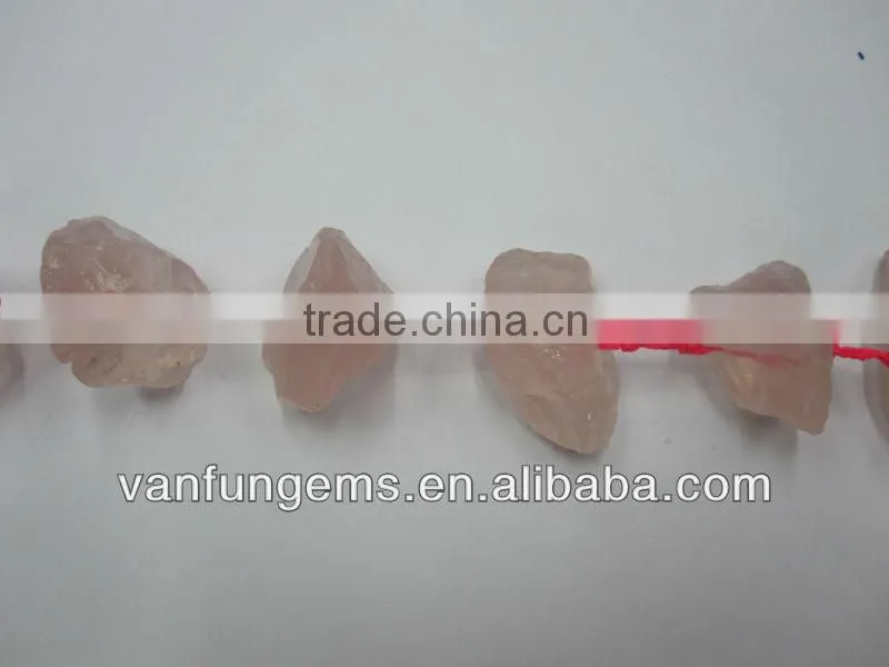 natural rough stone madagascar rose quartz