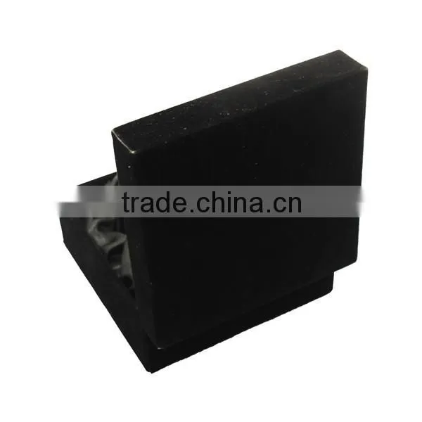 High gloss piano black wooden perfume bottle box