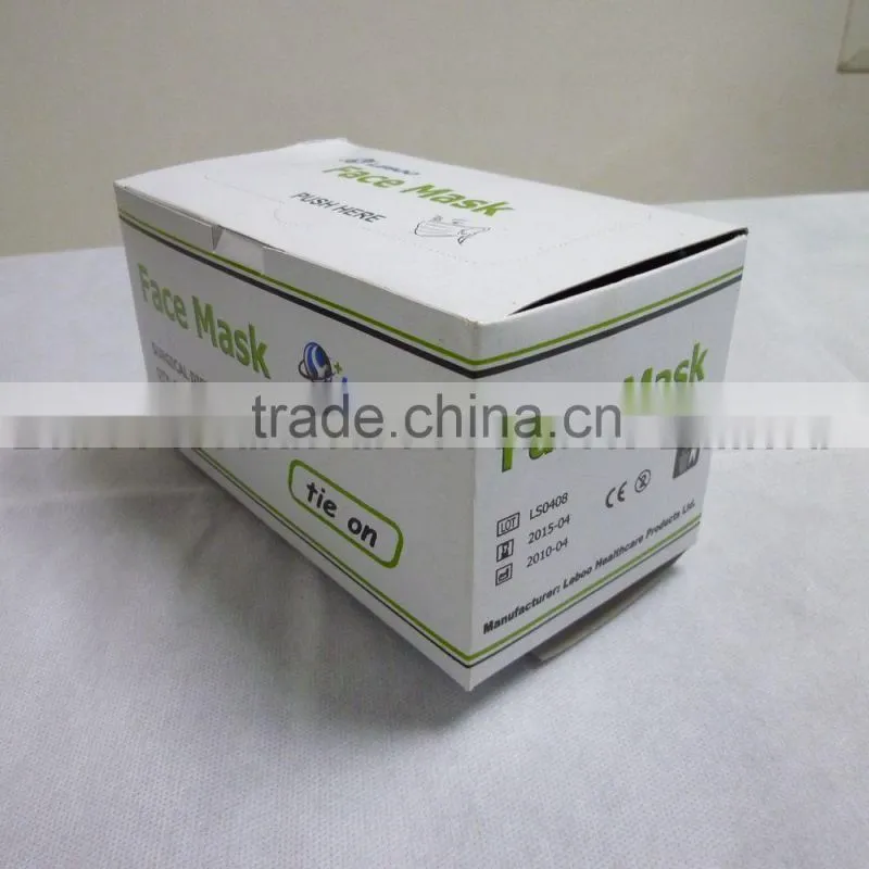 Nonwoven face mask