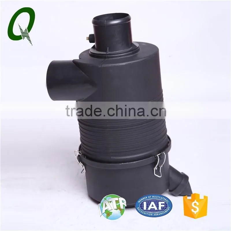 dry-type air filter assembly with plastic hosing for Komatsu excavator