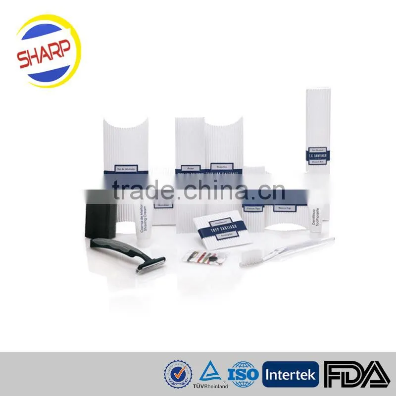 Professional hotel bathroom amenities / hotel guest amenities by several decades years