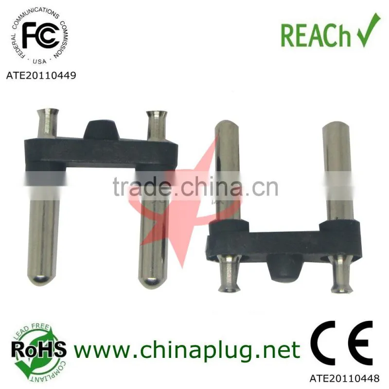 Wholesale Nickel plated Hollow AC Plug and jack insert