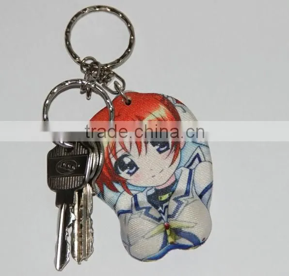 promotional 3D beauty Key Chain/PhoneChain/Bag Decoration