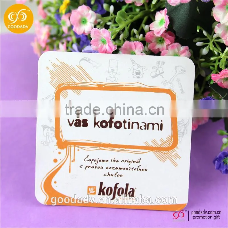 High quality hot sale disposable drink coasters supplier factory