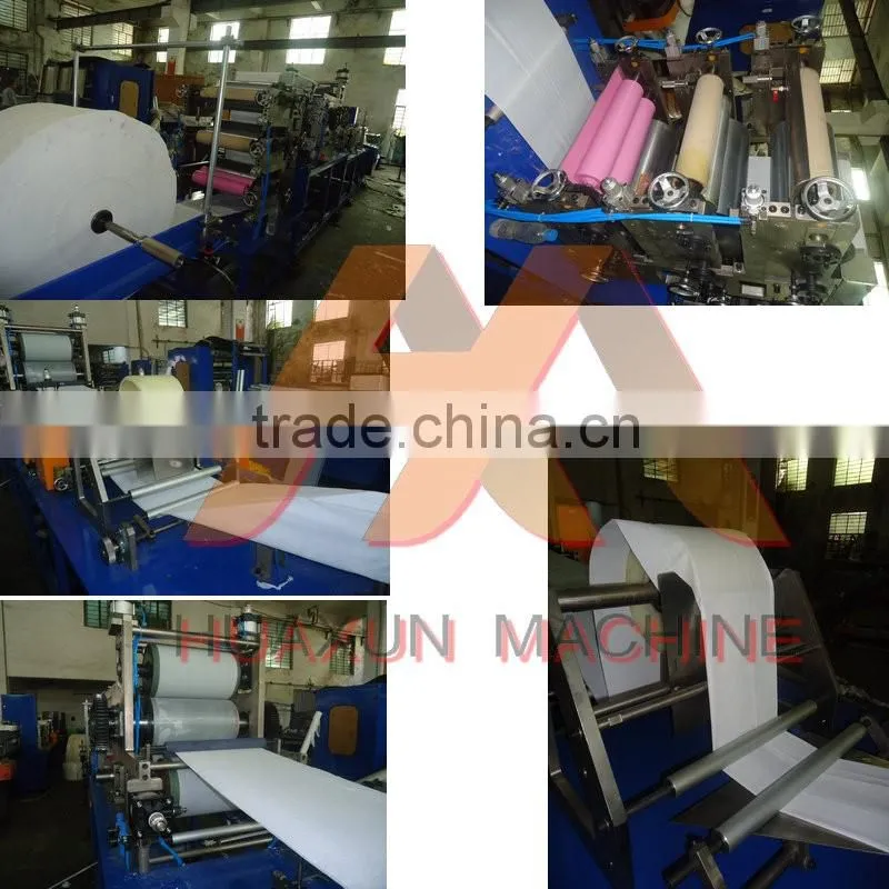 Color printing napkin tissue lamination interfold serviette paper convert machine