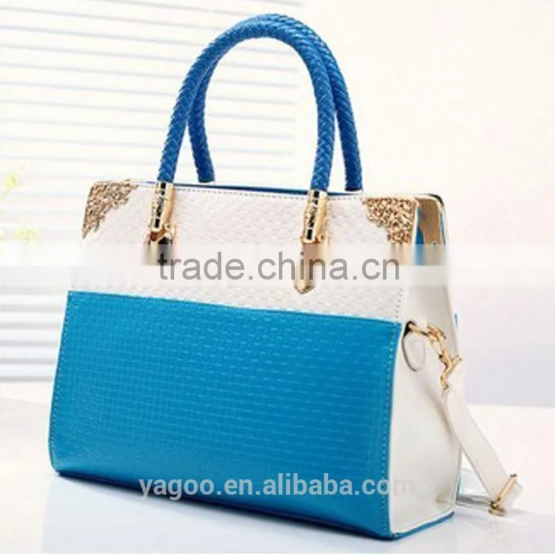 new arrival fashion leather hanbags mature office ladies handbags made in china 2014