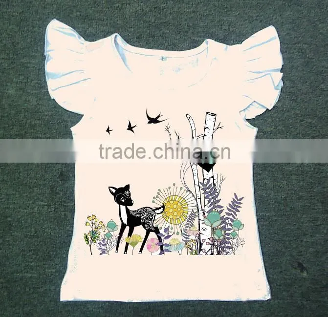 casual,cute,comfortable child t-shirt summer hot sell kids cartoon t-shirt printed