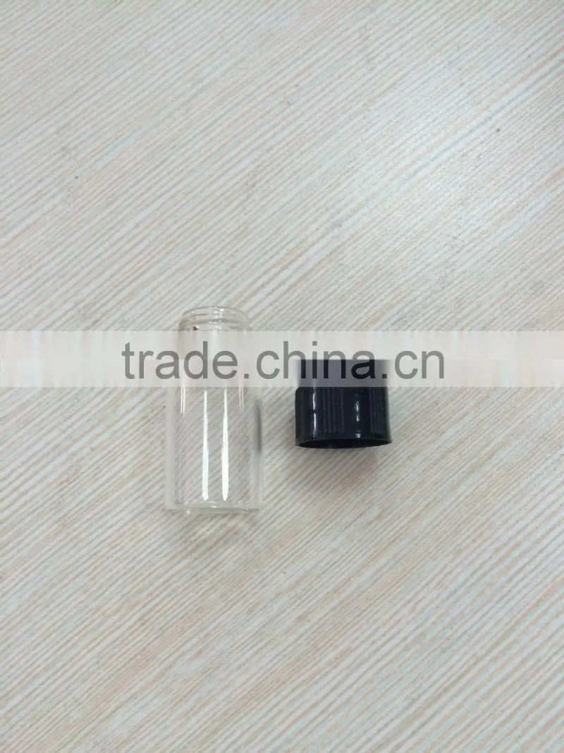 2ml small capacity perfume glass tube glass bottle