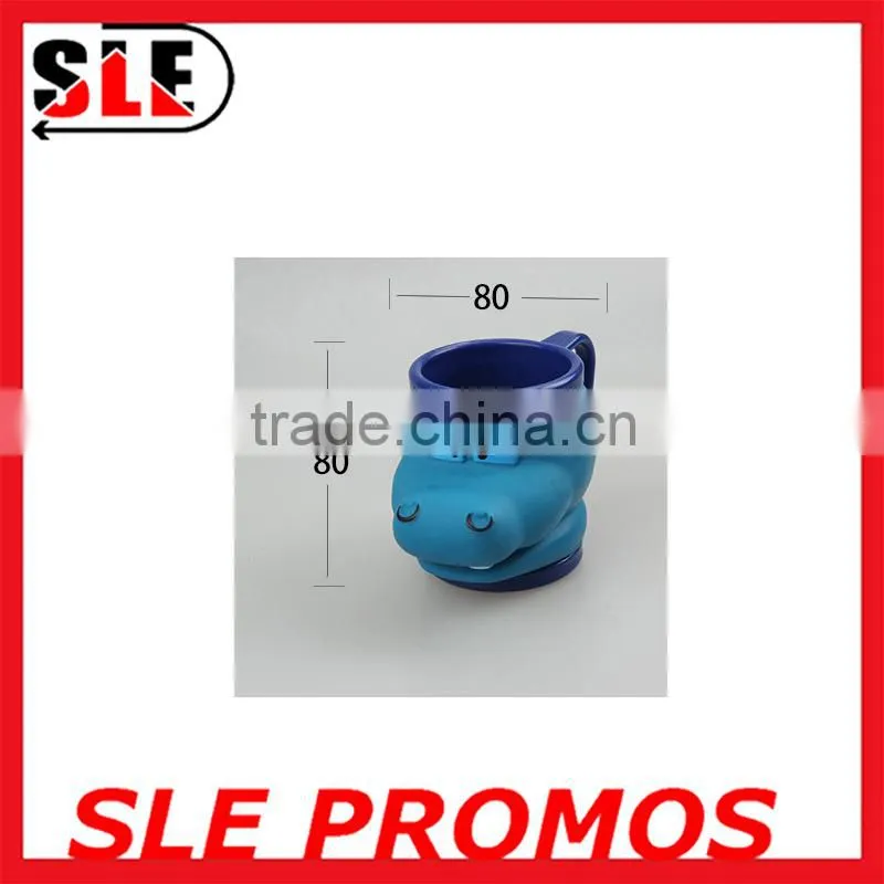 New Custom Custom Animal Shaped Eco-friendly Plastic Mug,Wholesale High Quality Promotional Gift Unique 3D Mug Cup Manufacture