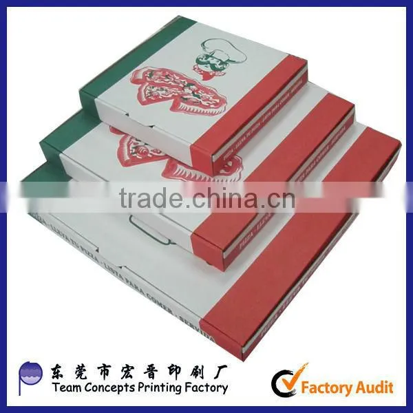 paper white design pizza box cartons