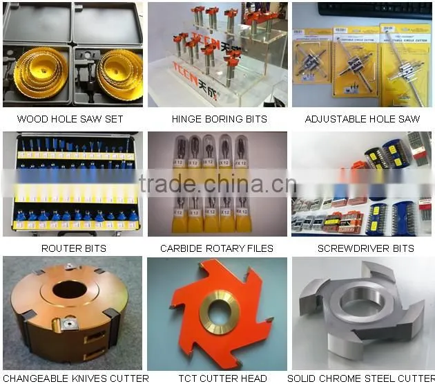 Thicker T.C.T Micro-grain Carbide Tipped Shape Cutters For Making Doors