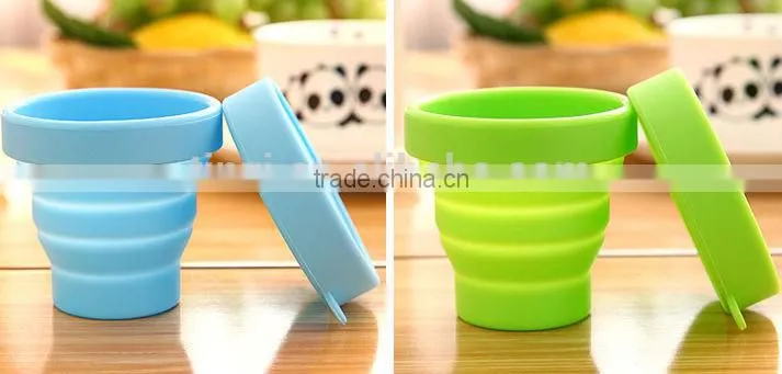 Water Warming Silicone Folding Cup Collapsible Cups 350ml