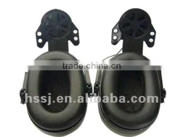 2016 new type of ear muffs ABS shell sound proof safety helmet ear muff with ce