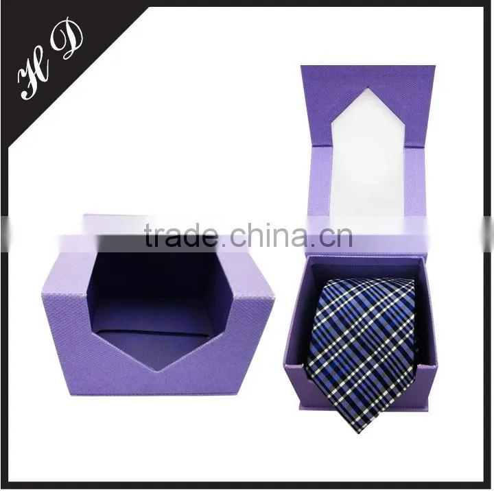 Romantic purple Necktie Gift Packaging Box