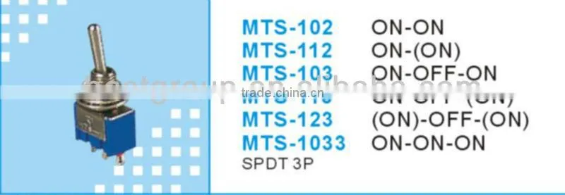 auto toggle switch MTS-102