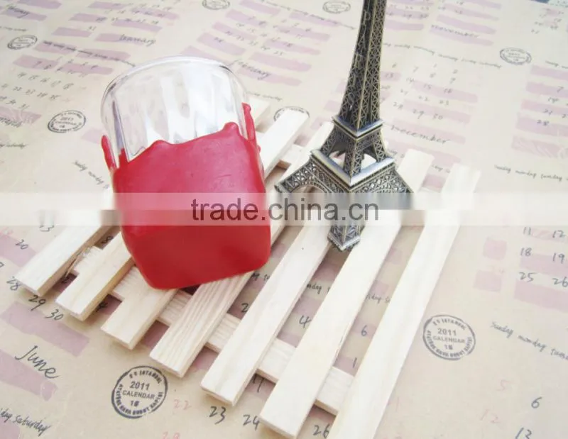 Decorative Burgundy Sealing Wax Block For Water Glass