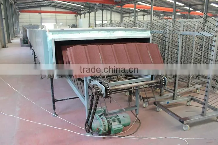 Trade assurance waviness stone coated tile machine sale,waterproof corrugated roof tile machine