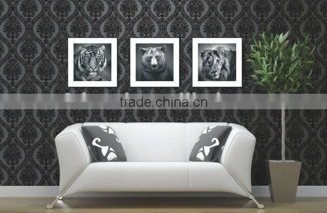 3D wolf picture with frame