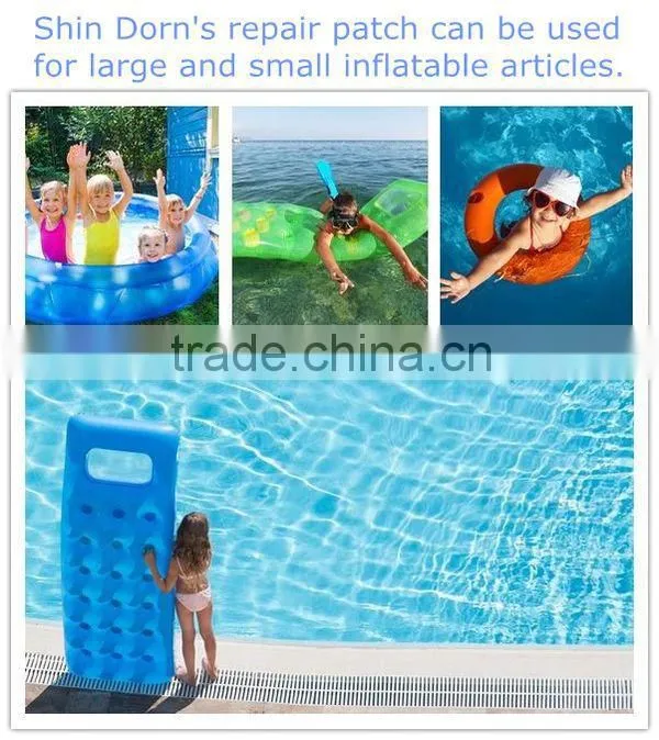 3 inch x 7 inch self-adhesive repair tape for inflatable pool toys, toy accessories