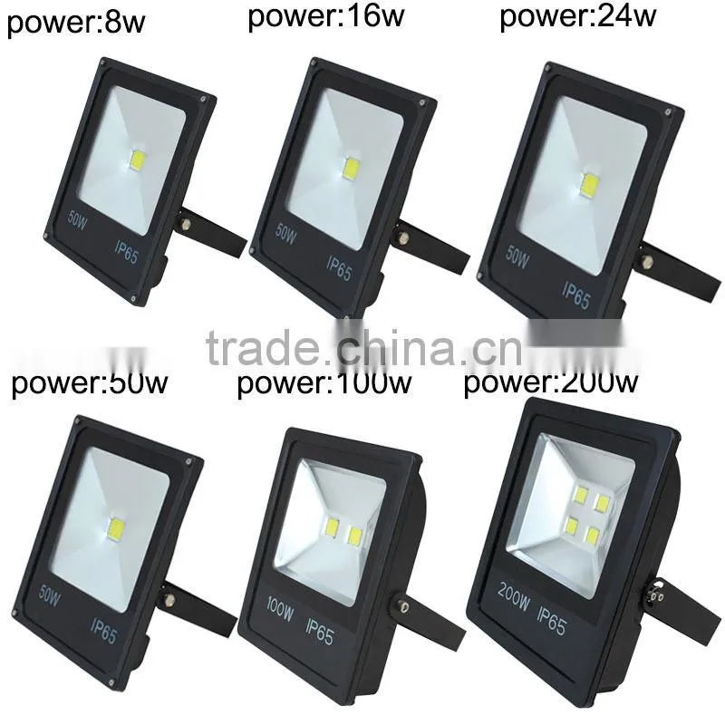 High lumen bridgelux cob waterproof outdoor ip65 50w led flood light