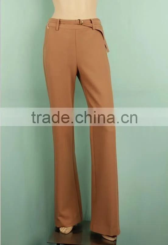 2016 Office lady crotchless professional 100% polyester warmup pants