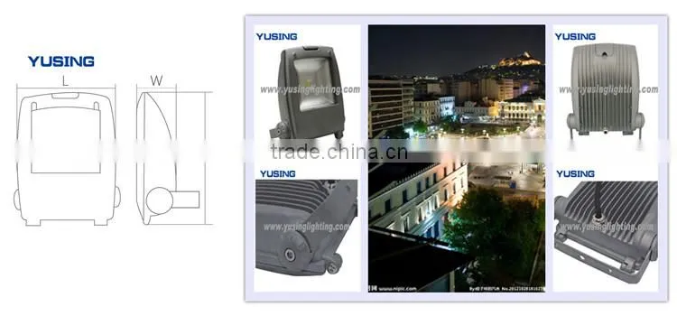 High Lumen IP65 Aluminum Outdoor 300W LED Flood Light