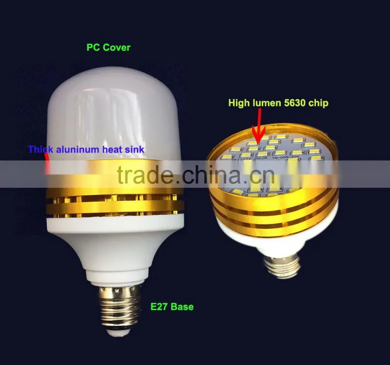 2016 NEW Aluminium LED Lamp Housing E27 LED Bulb