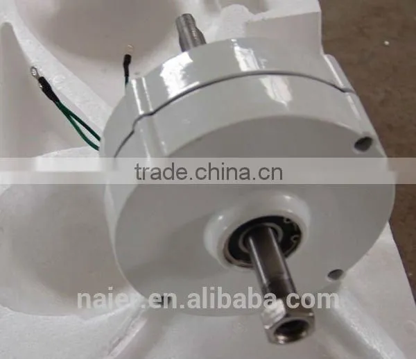 low RPM 100w 12/24v AC output generator with CE made in china
