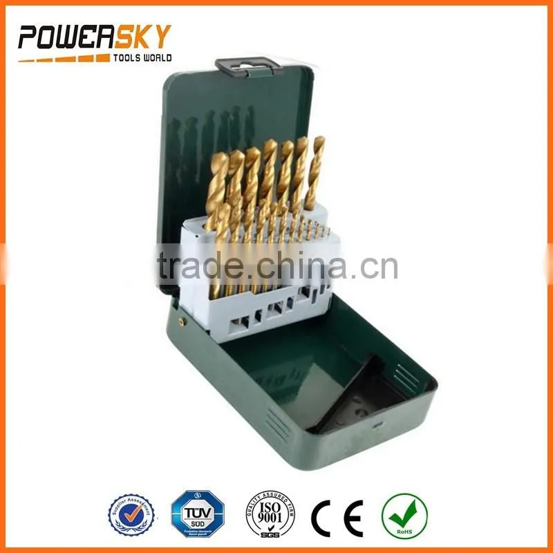 HSS tin coating hex shank drill bits