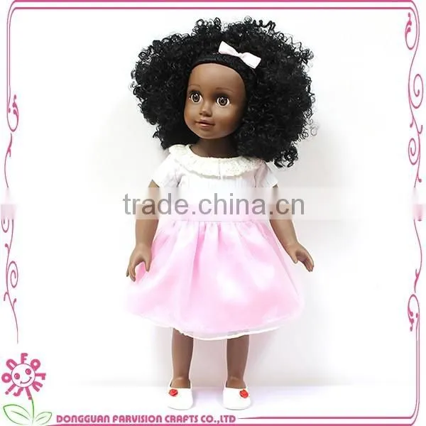 Farvision doll 18 inch girl black girl with Afro hair