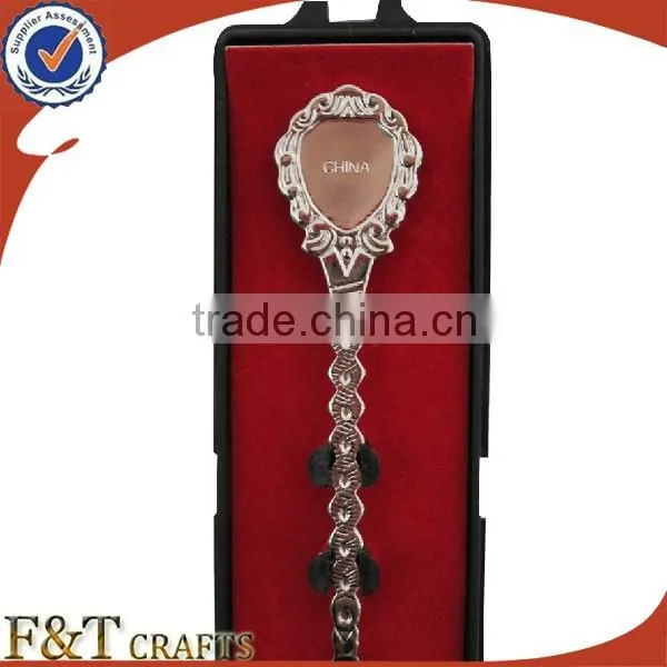 Wholesales iron bank plating nickle long handle spoon for sales