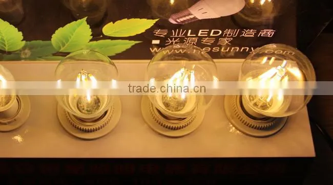 Dimmable filament led bulb,2W 4W 6W led filament lamp, dimmable led bulb filament